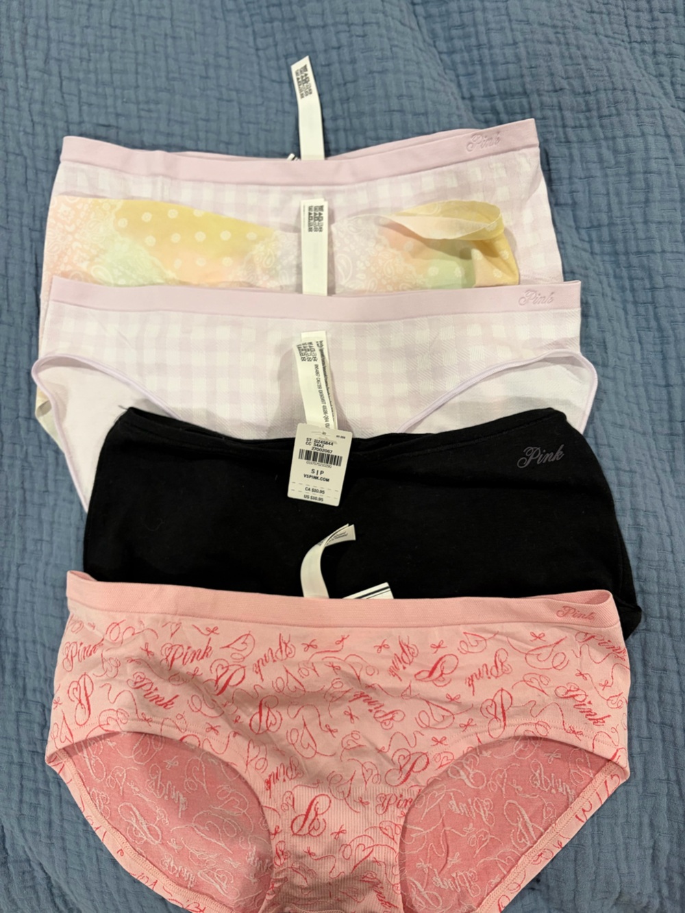 5 pair NEW Size Small Assorted Styles 5 NWT